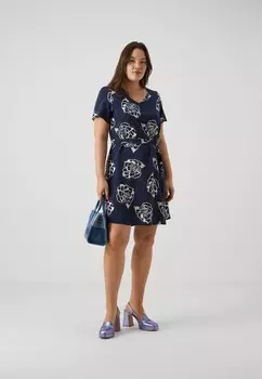Платье-блузка VMCEASY SHORT DRESS Vero Moda, темно-синий