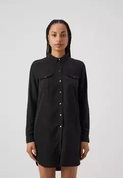 Платье-блузка VMSILLA SHORT DRESS Vero Moda, черный