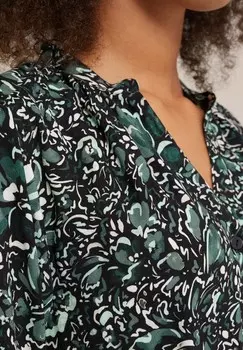 Платье-блузка WE Fashion, темно-зеленый