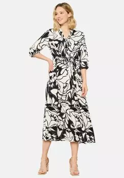 Платье-блузка WITH FLORAL PRINT LolaLiza, цвет black