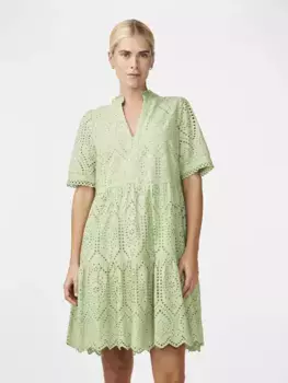 Платье-блузка Y.A.S "YASHOLI SS DRESS S.NOOS", зеленый