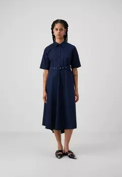 Платье-блузка YASCOTMA 2/4 DRESS YAS, темно-синий