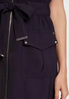 Платье-блузка ZIPPED MINI STRAIGHT Morgan, темно-синий