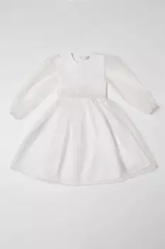 Платье-блузон Coast с рукавами-цветочницами, слоновая кость