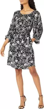 Платье-блузон с рукавами Karen Kane, цвет Print