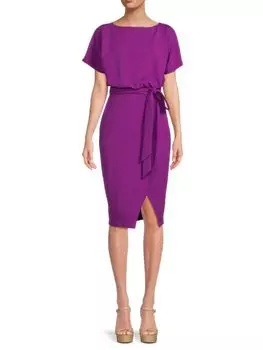 Платье-блузон с рукавами «летучая мышь» Kensie, фиолетовый