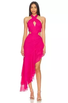 Платье бобби Nbd, розовый