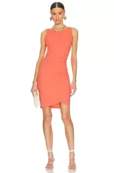 Платье Bobi Surplice Tank, цвет Hot Coral