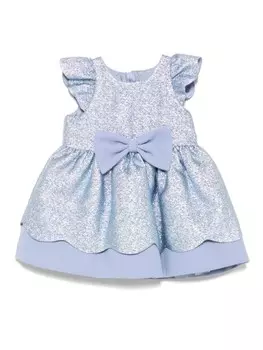 Платье-боди с фестонами Hucklebones London, синий