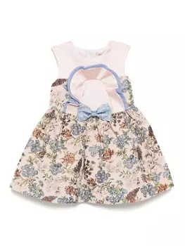 Платье-боди с оборками Hucklebones London, розовый