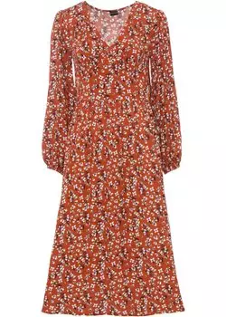 Платье Bodyflirt, коричневый