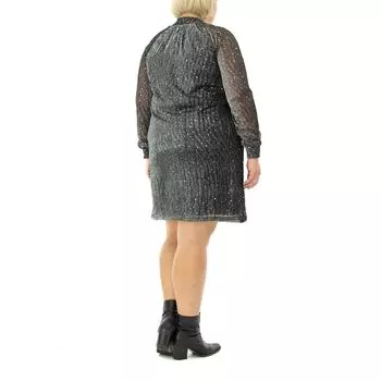 Платье больших размеров с пайетками Nina Leonard Nina Leonard