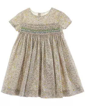 Платье BONPOINT со сборками, белый