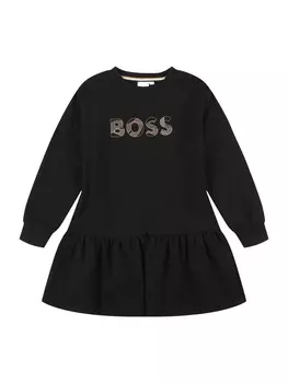 Платье BOSS Kidswear, черный