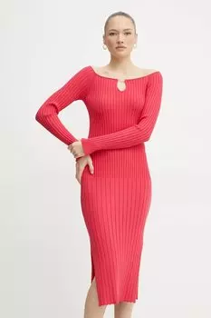 Платье Boss Orange, розовый