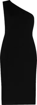 Платье Bottega Veneta One Shoulder Dress 'Black', черный
