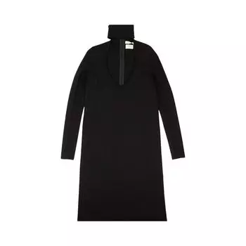 Платье Bottega Veneta Stretch Maxi Dress Black, черный