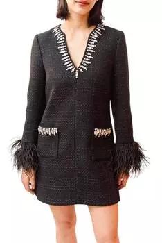 Платье Boucle Kas черного цвета cinq a sept