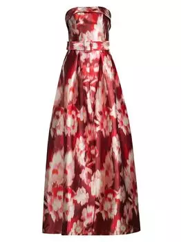 платье Brielle без бретелек Sachin & Babi, красный