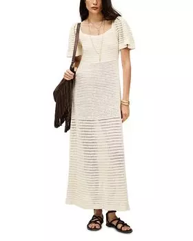 Платье Brinna ba&sh, слоновая кость/кремовый