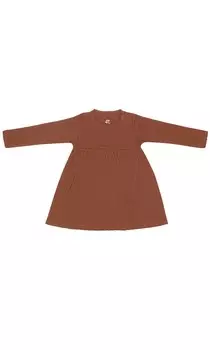Платье Bruuns Bazaar Kids, коричневый