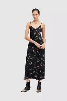 Платье Bryony Tanana AllSaints, черный