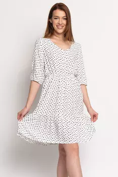 Платье Budmil, белый/черный
