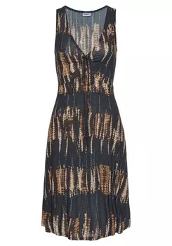 Платье Buffalo Jersey, цвет marine-bedruckt