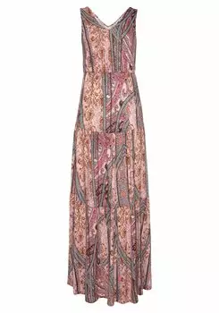 Платье Buffalo Maxi, цвет rosa-bedruckt