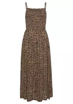 Платье Buffalo Midi, цвет leo-bedruckt