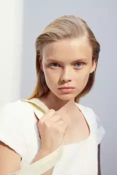 Платье-букле H&M, белый
