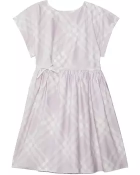 Платье Burberry Kids Annora Check Dress, цвет Pastel Lilac Check