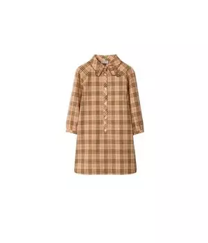 Платье Burberry Kids Elodie Check Dress, цвет Plush IP Check