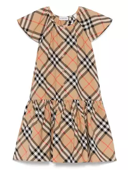 Платье Burberry Kids Talley, нейтральный