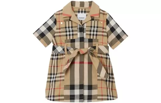 Платье Burberry, коричневый