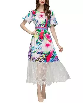 Платье BURRYCO, белый