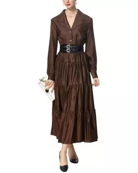 Платье BURRYCO, коричневый