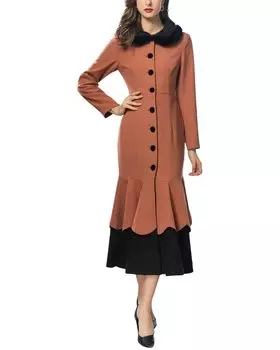 Платье BURRYCO, коричневый