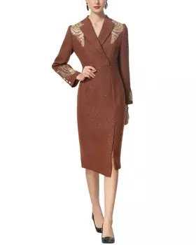 Платье BURRYCO, коричневый