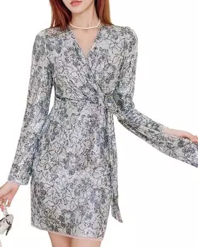 Платье BURRYCO, синий