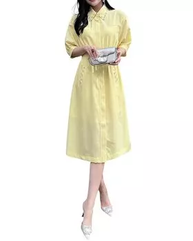 Платье BURRYCO, желтый