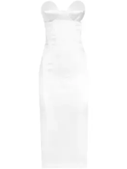 Платье-бюстье миди Dolce & Gabbana, белый