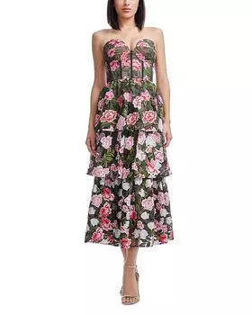 Платье-бюстье Teigan Dress the Population, мультиколор