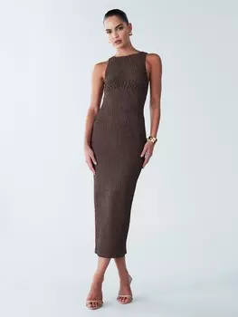 Платье BWLDR, коричневый