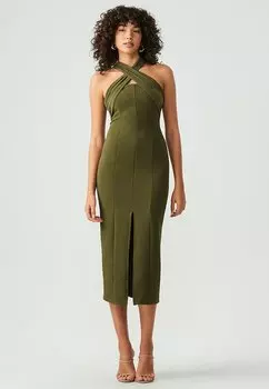 Платье BWLDR, темно-зеленый
