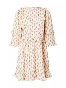 Платье Bzr, светло-розовый/темно-розовый