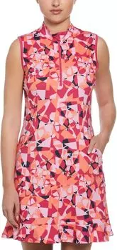 Платье Callaway Geometric Floral Dress, цвет Pink Peacock