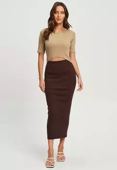 Платье CALLI, коричневый