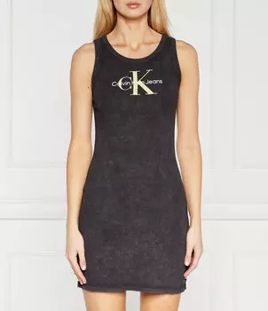 Платье CALVIN KLEIN JEANS ARCHIVAL, цвет grafite
