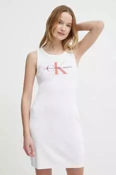Платье Calvin Klein Jeans, белый